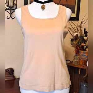 New York and Company Peach Tank Top Size Medium